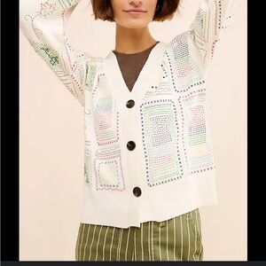 Never Fully Dressed Multicolor Patterned Cardigan